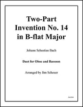 Two-Part Invention No. 14 in B-flat Major P.O.D. cover